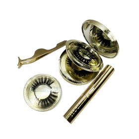 Gilded Glamour 3-in-1 Magnetic Eye Lashes Makeup Collection(3 Pairs)