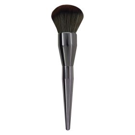 Large Single Powder Brush Rose Gold Cosmetic Brush (Option: Gun color)