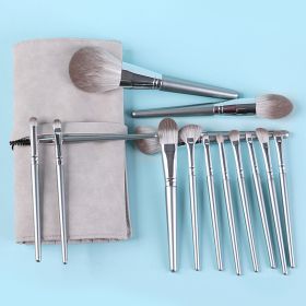 New 14 Piece Wooden Handle Makeup Brush Set Makeup Tools Makeup (Option: Style B)