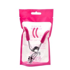 Carbon Steel Bitstock Eyelash Curler Bags Plastic Handle Aid Beauty Tools (Option: Rose Red Pink Envelope Bag)