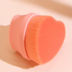 New 55 Foundation Brush Heart-shaped Magic (Color: PINK)