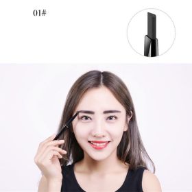 Double-ended Eyebrow Pencil Waterproof Sweat-proof And Non-fading (Color: BLACK)