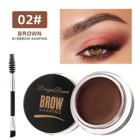 Eyebrow Dye Cream Waterproof Long Lasting Singl Gel (Option: B)