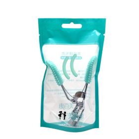 Carbon Steel Bitstock Eyelash Curler Bags Plastic Handle Aid Beauty Tools (Option: Water Blue Blue Envelope Bag)