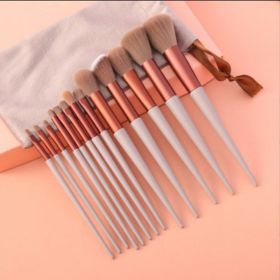 13Pcs Makeup Brush Set Make Up Concealer Brush Blush Powder Brush Eye Shadow Highlighter Foundation Brush Cosmetic Beauty Tools (Option: 13coffee OPP Bags)