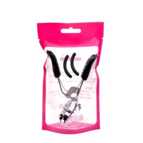 Carbon Steel Bitstock Eyelash Curler Bags Plastic Handle Aid Beauty Tools (Option: Black Pink Envelope Bag)