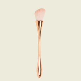 Small Waist Makeup Brush Set Soft Hair Loose Powder Makeup Tool (Option: Rose Red-Contour brush)