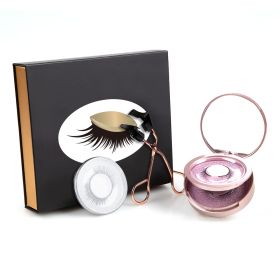 3 Pairs Of Magnet Eyelash Set Magnetic False Eyelashes Glue-free Magnetic Eyelash Curler (Option: Magnet Eyelashes)